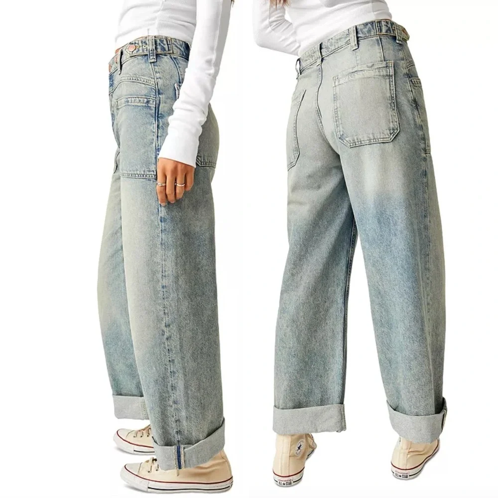 WE THE FREE x FREE PEOPLE Palmer Cuffed Jean in La La Land - Picture 2 of 12